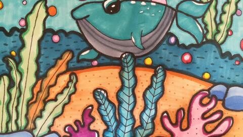 国产海洋板绘画教程视频,跟随国产海洋板绘画教程，绘制属于自己的海洋世界  第2张